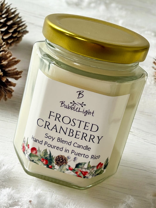 Frosted Cranberry Candle