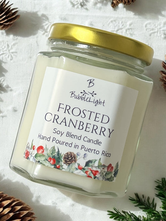 Frosted Cranberry Candle